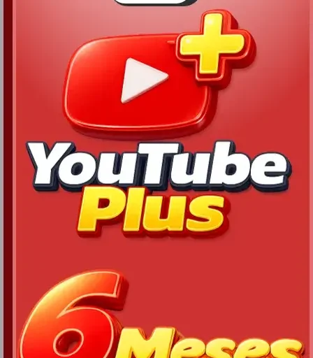 YOUTUBE PLUS 6 MESES