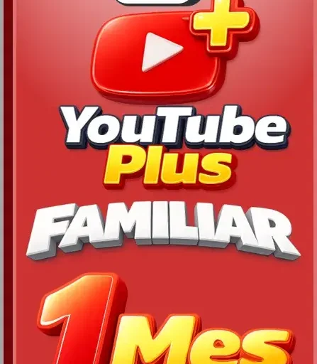 YOUTUBE PLUS FAMILIAR 1 MES
